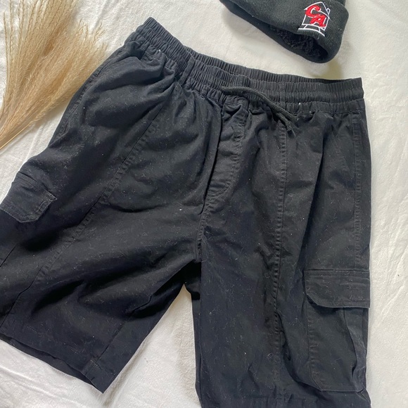 Amazon Essentials Shorts Mens Black Cargo Shorts Xxl New Amazon Essentials Poshmark